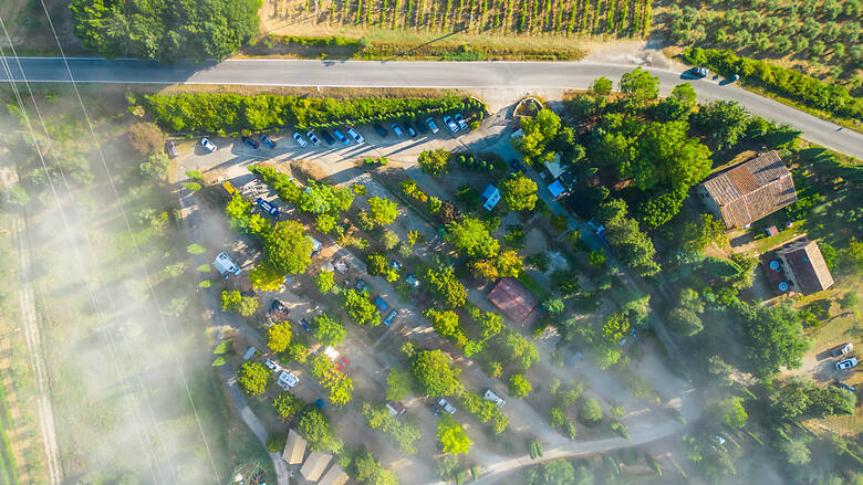 Campingplätze in der Toskana im Grünen