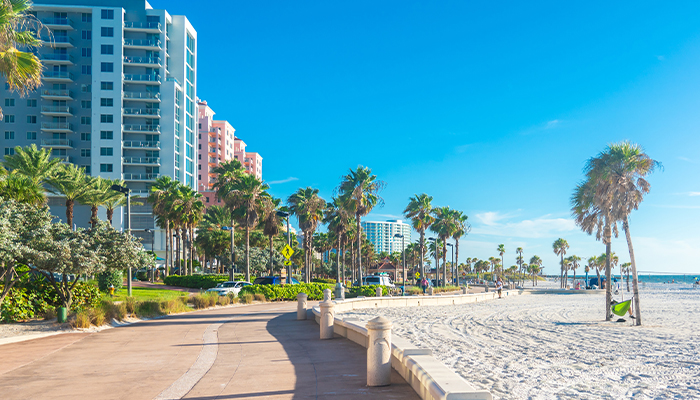 Clearwater Beach en Florida (EE.UU.)