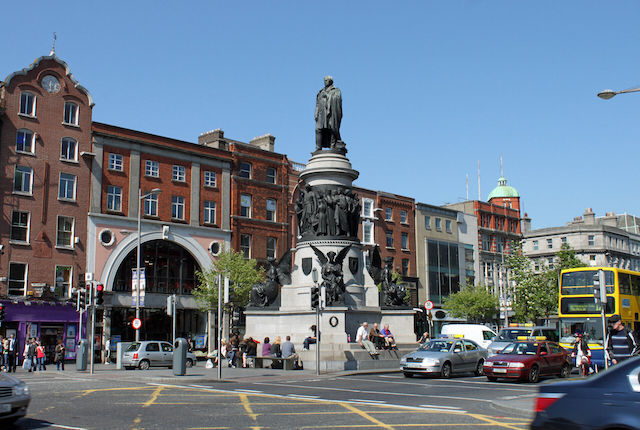 Calle O Connell en Dublín, Irlanda