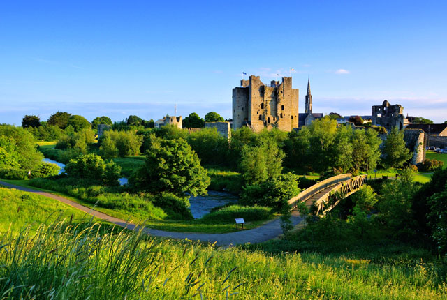 Château historique de Trim en Irlande