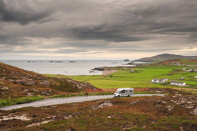 Camper im Norden von Irland auf dem Wild Atlantic Way