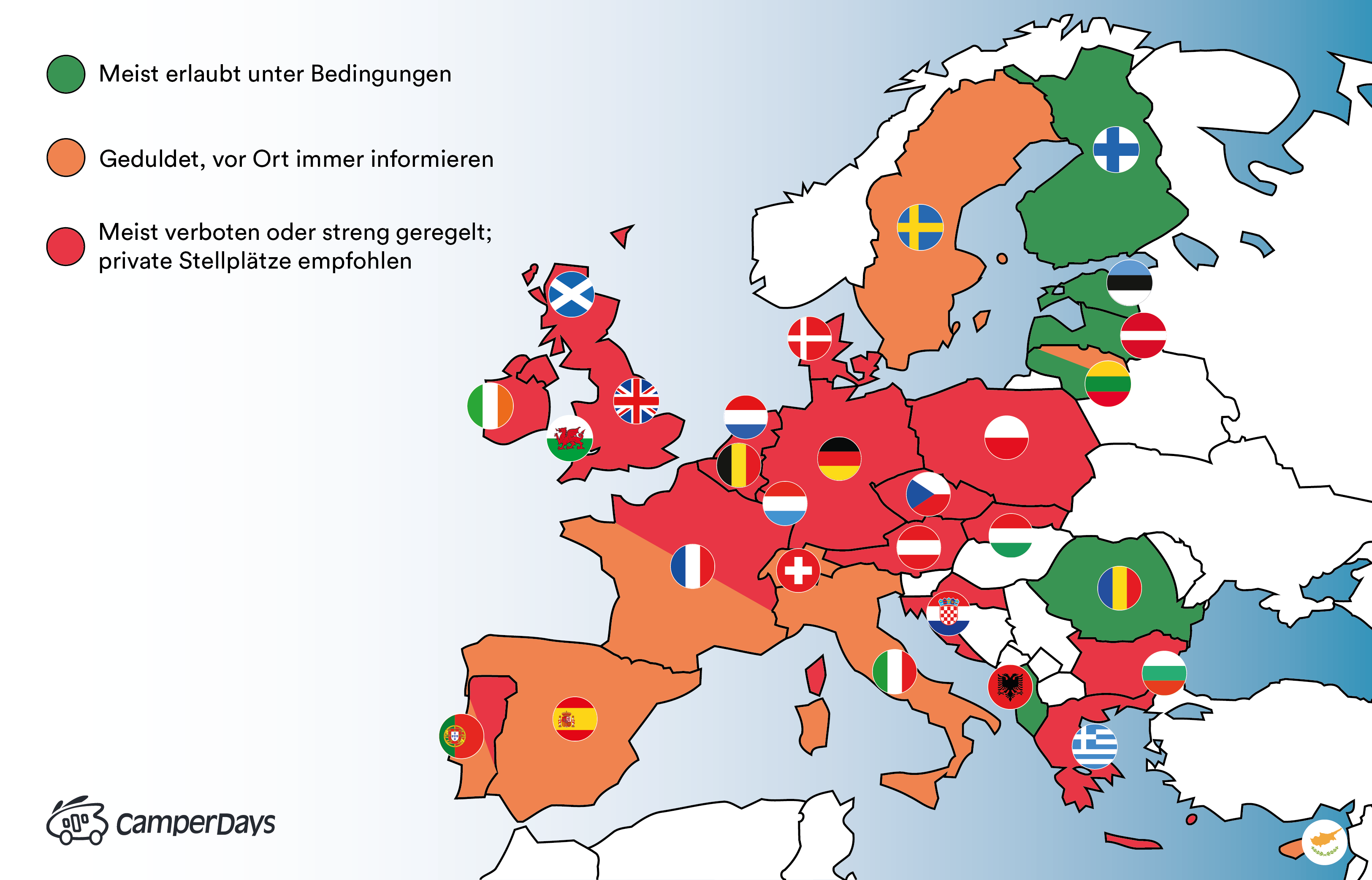 Wo ist Wildcamping erlaubt?