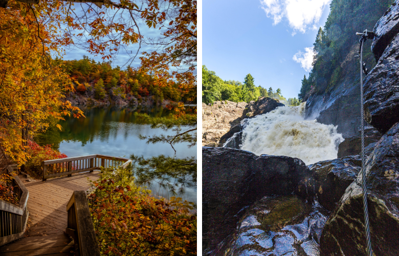 Via Ferrata & Collines de Outaouais in Kanada