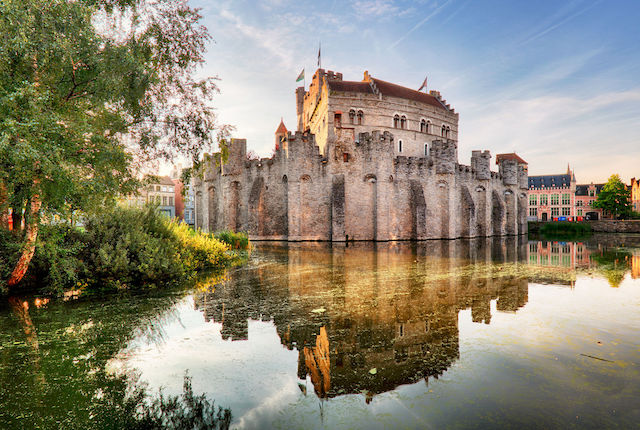 Gravensteen Castle in Ghent, Belgium