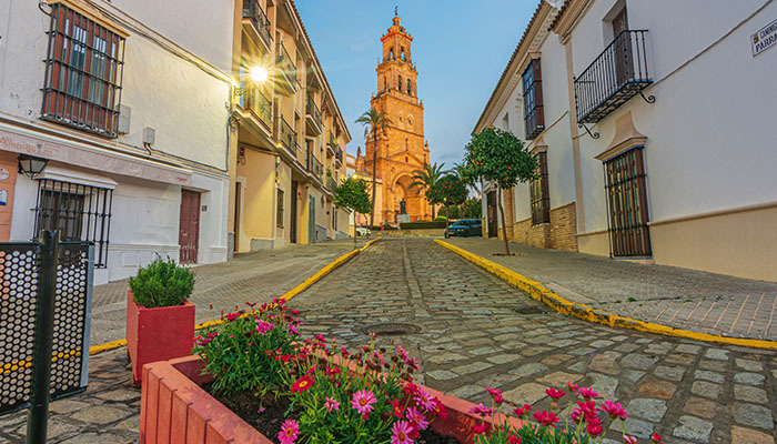 Fotografía de la iglesia parroquial de Santa María de Utrera.