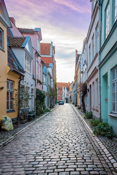 Altstadtgasse in Lübeck