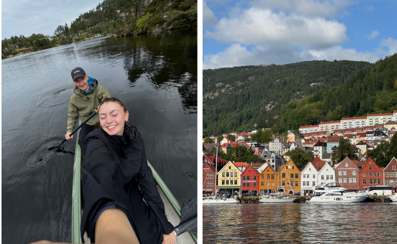 Bergen und Kanufahren in Norwegen