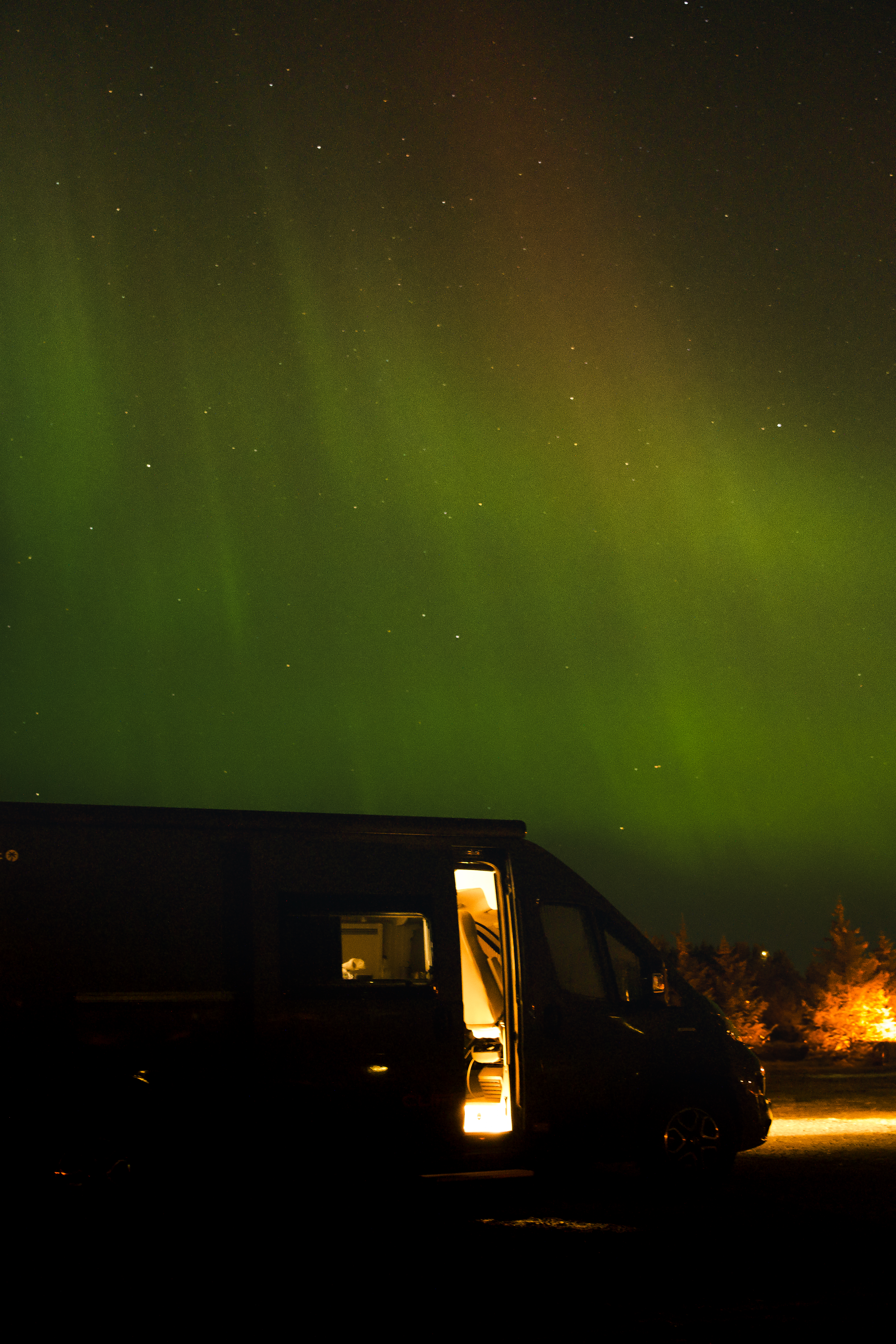 Nordlichter in Island 