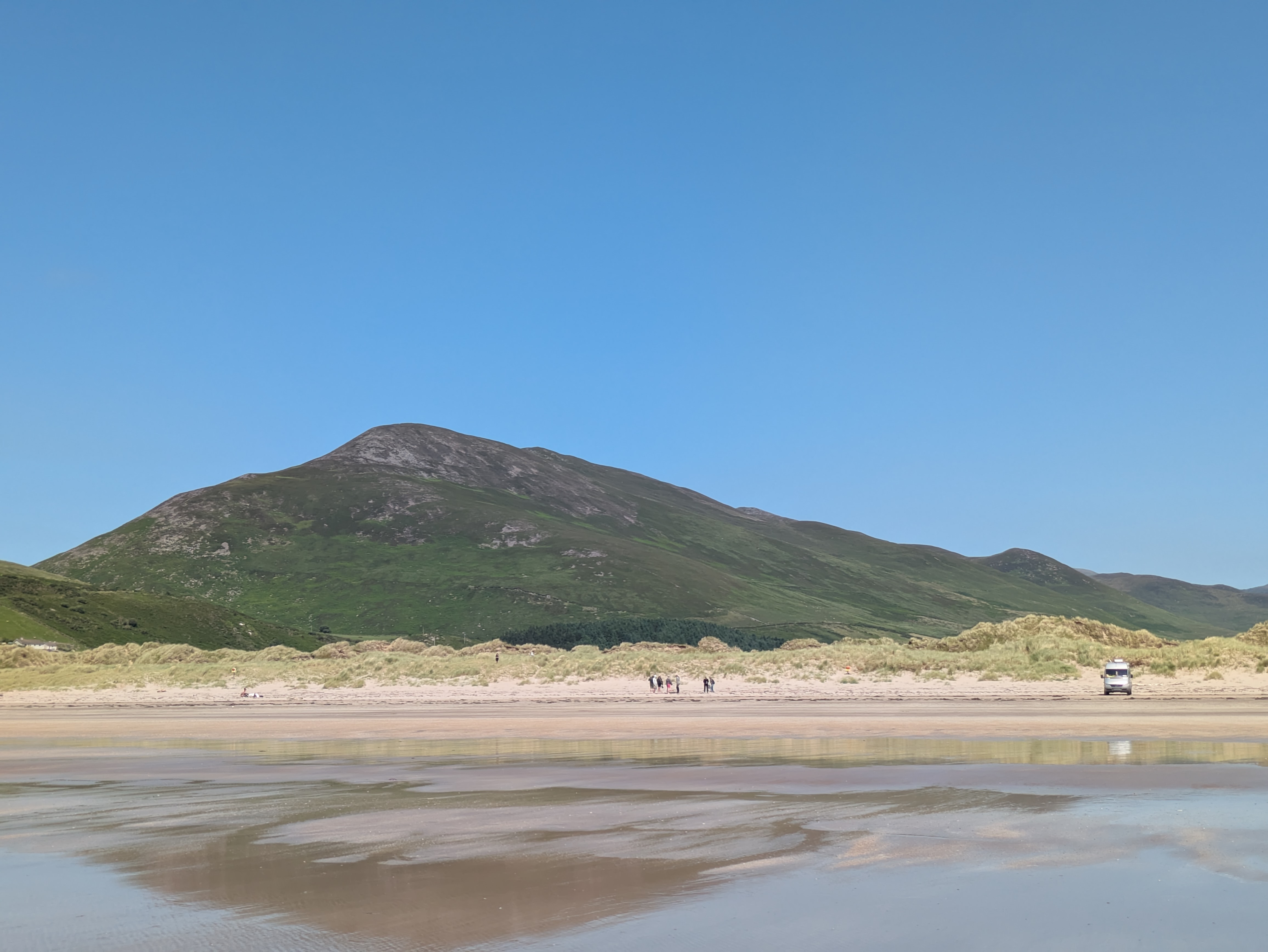 Wohnmobil am Strand in Irland 