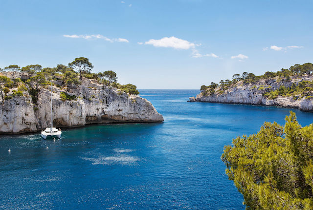 Calanques di Port Pin a Cassis, Provenza, Francia