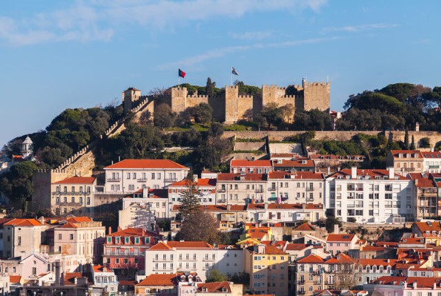 Château de Sao Jorge, Lisbonne, Portugal