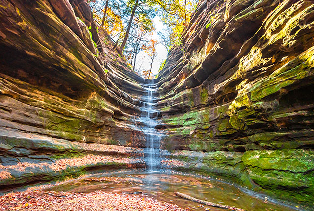 Starved Rock State Park in Illinois Chicago, USA