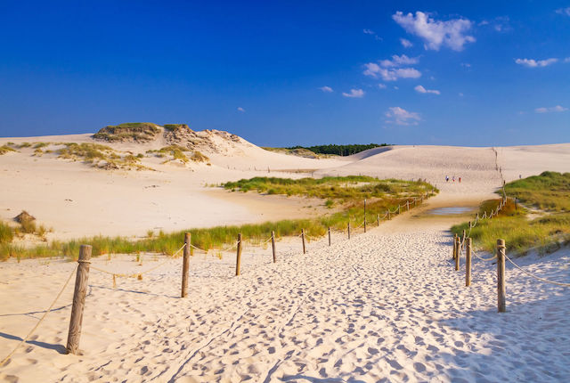 Słowiński Sand Dunes in Poland