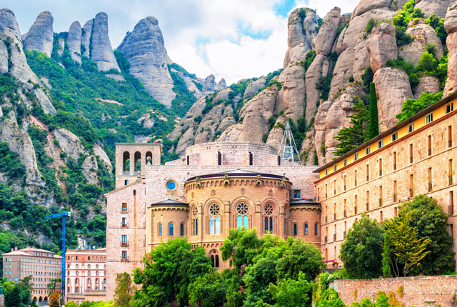 Abtei Santa Maria de Montserrat, Cataluña, España