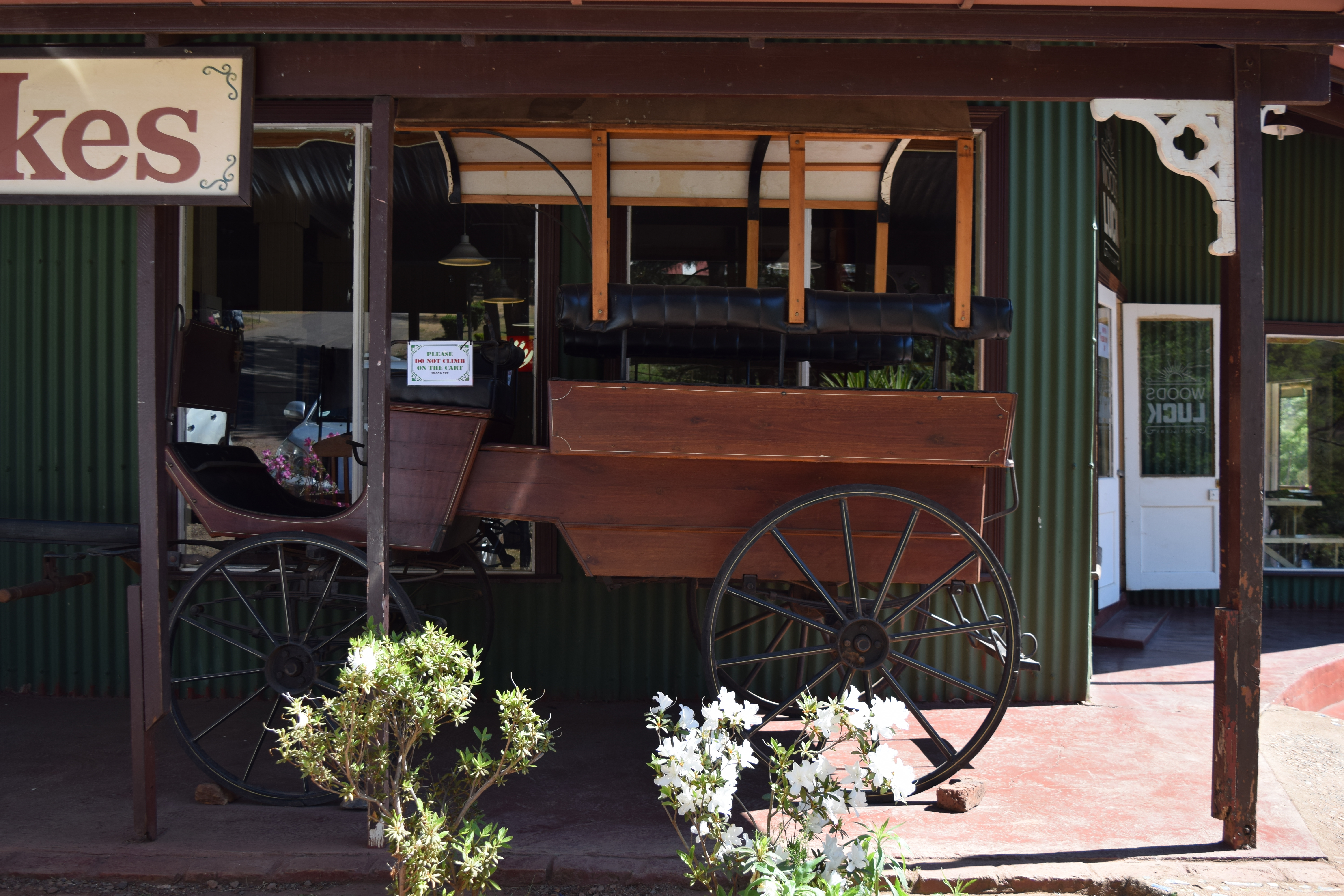 Alte Kutsche aus der Goldgräberzeit in Südafrika