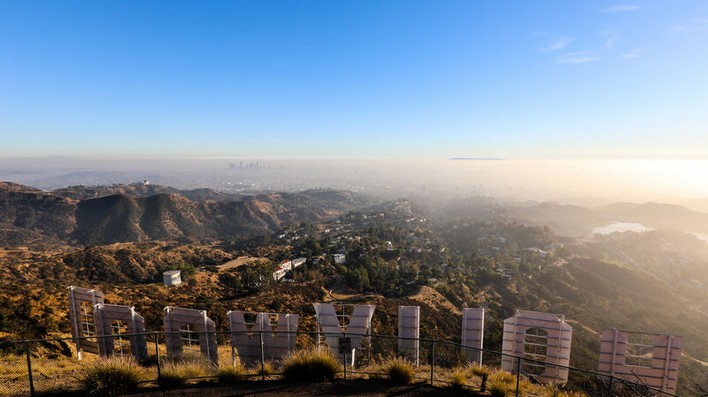 Los Angeles - Vue de la ville d'Hollywood
