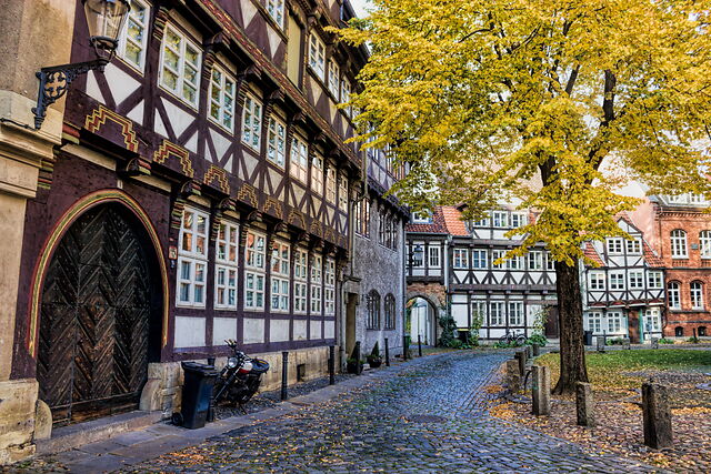 Das zauberhafte Magniviertel in Braunschweig mit seinen charmanten Fachwerkhäusern