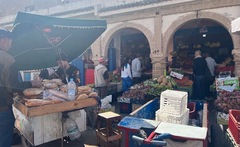 Marktstände in Marokko