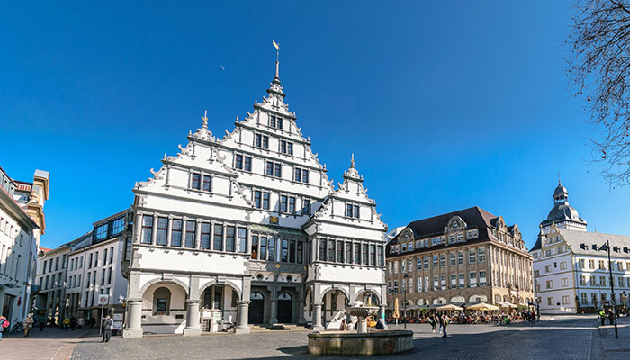 Rathausplatz von Paderborn