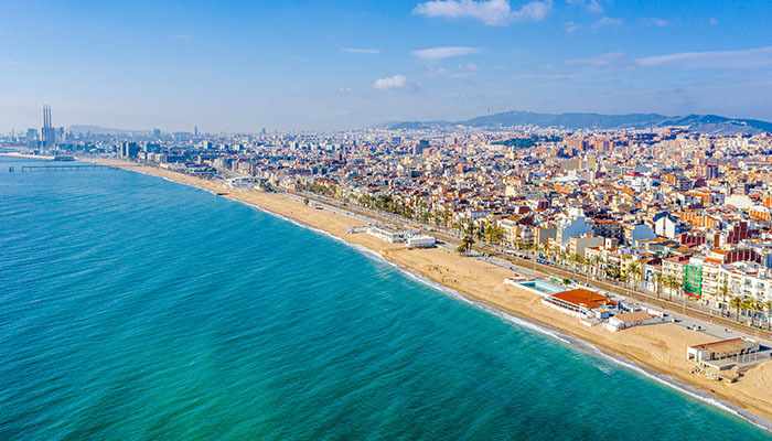 Badalona España Costa y Playa en España