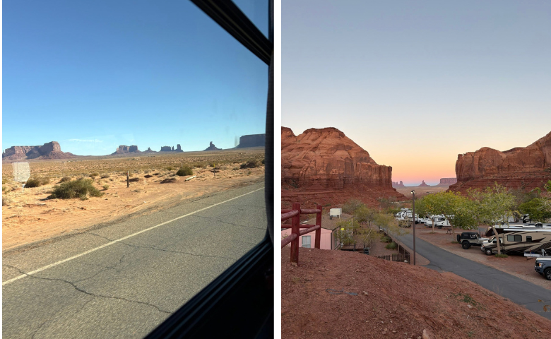 Camping at Monument Valley
