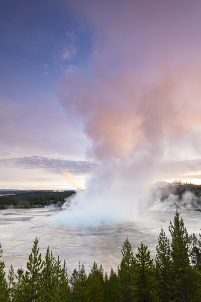 Geysir im Yellowstone-Nationalpark