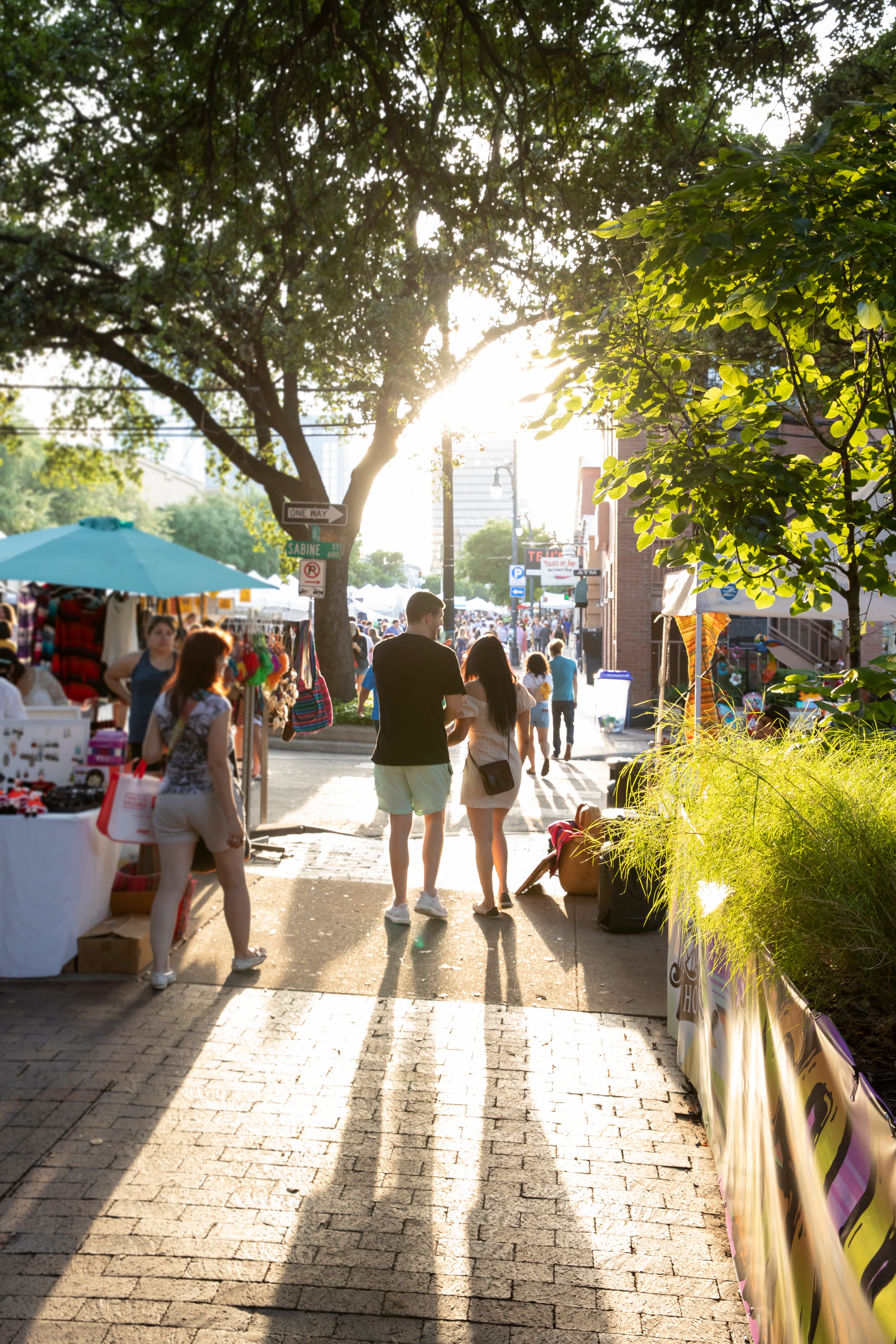 Menschen in Austin, Texas 