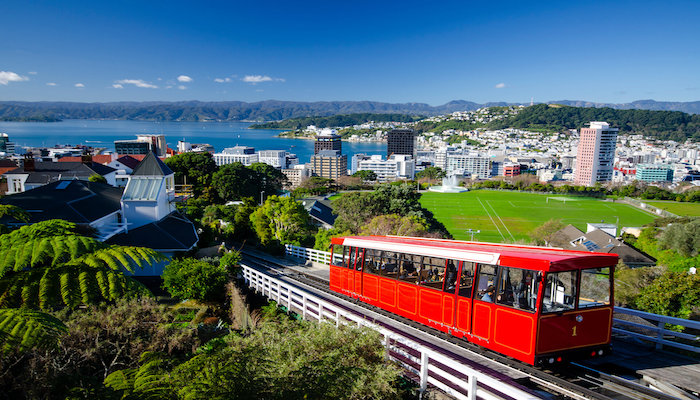 Téléphérique, Wellington, Nouvelle-Zélande