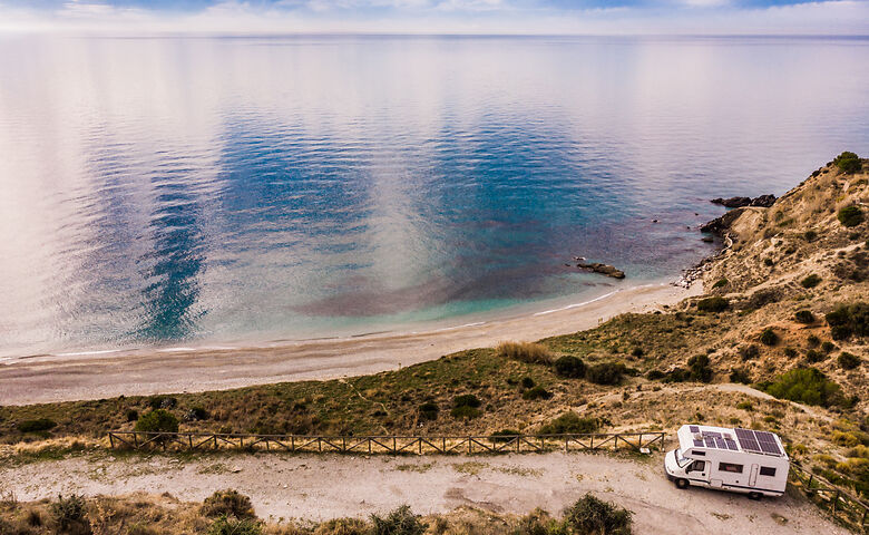 Wohnmobil in Andalusien am Meer