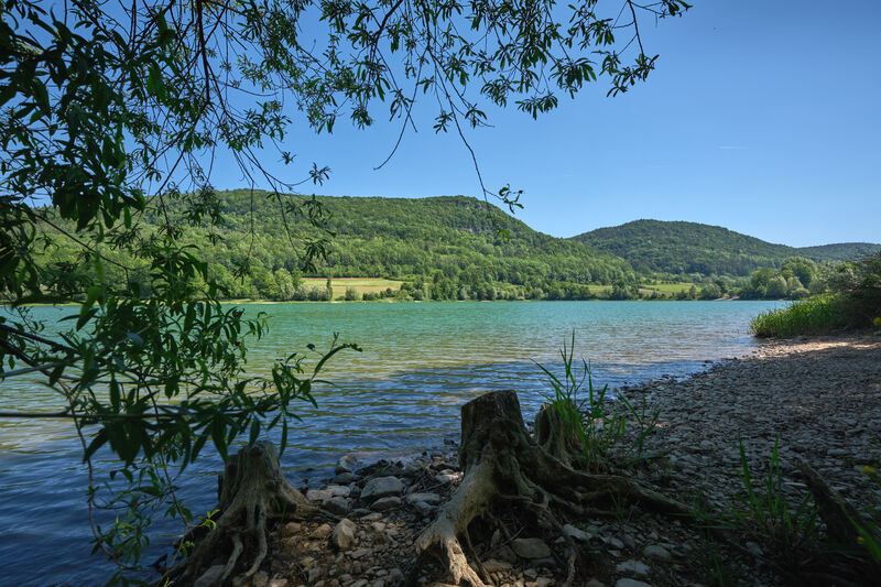 Der Happurger See in Bayern