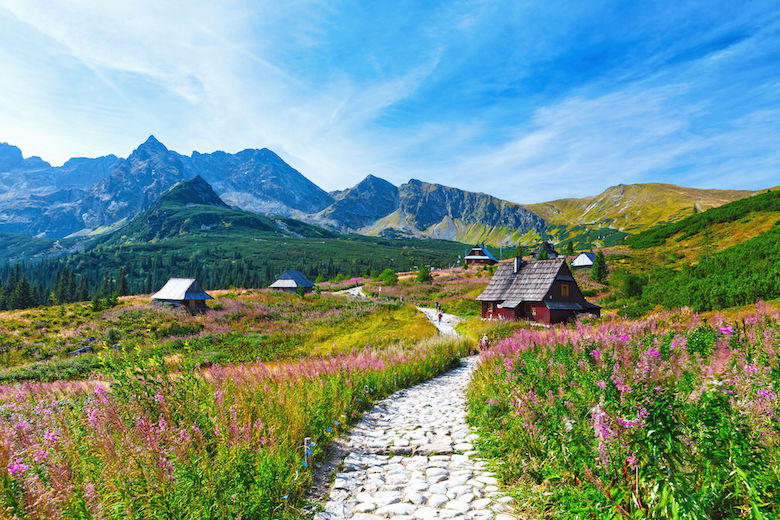 Gasienicowa Valley in the Tatra Mountains, Poland