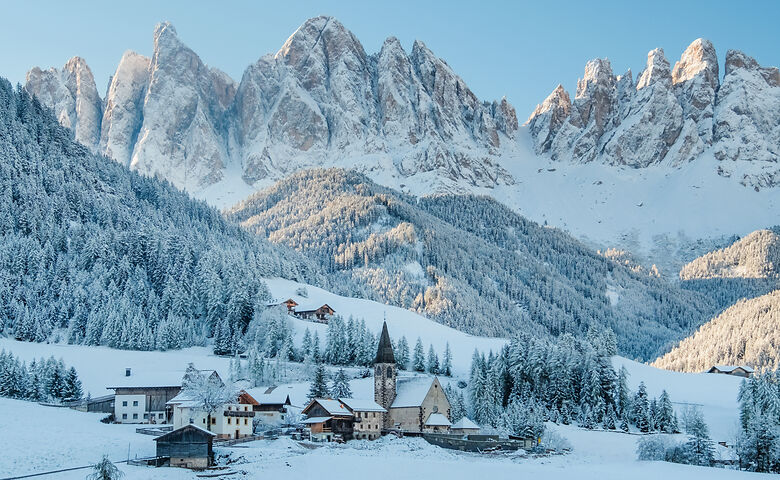 Neve nelle Dolomiti