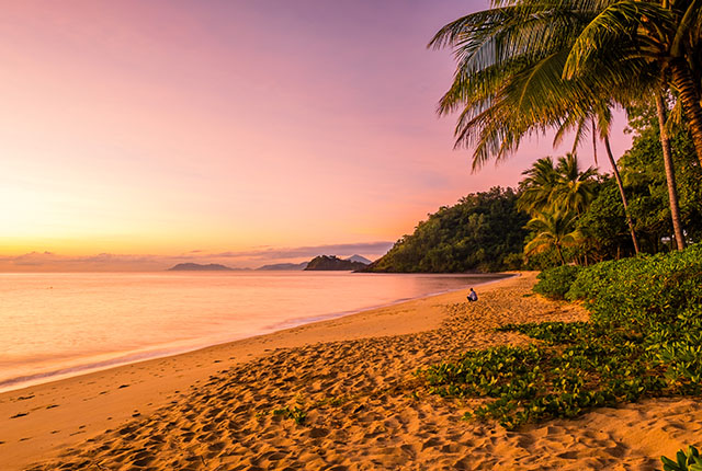 Trinity Beach, 20 km von Cairns entfernt in Australien