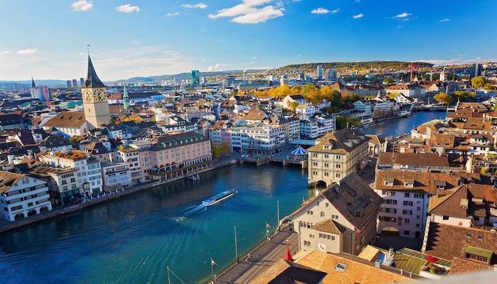 Zurich à Suisse en un coup d'oeil