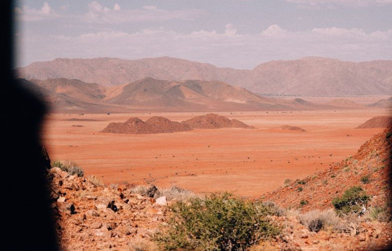 Namib-Wüste mit roten Sanddünen