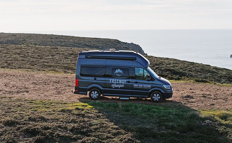 Camping-caristes en Andalousie, sur la côte