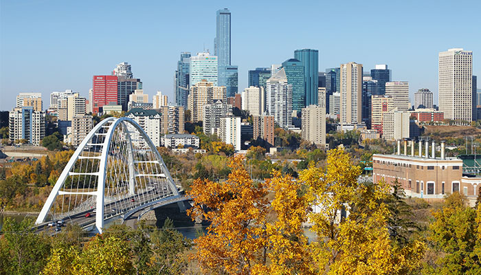  Paysage urbain d'Edmonton, Alberta, Canada