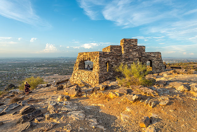 Old walls at Dobbins Lookout