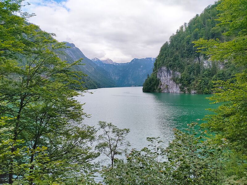 Blick auf den Königssee in Bayern