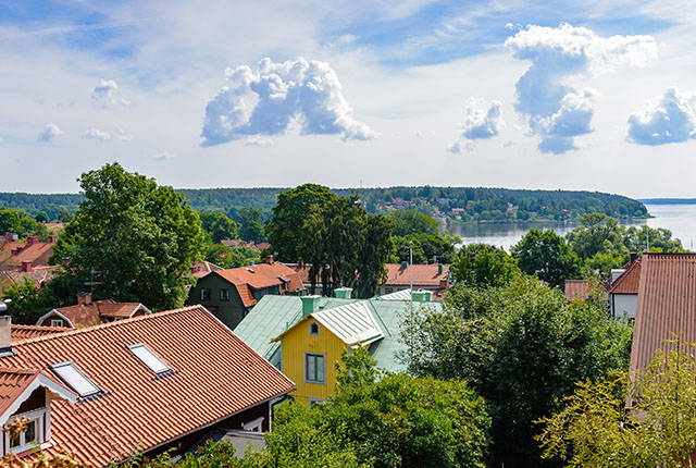 Cityscape of Sigtuna, Sweden