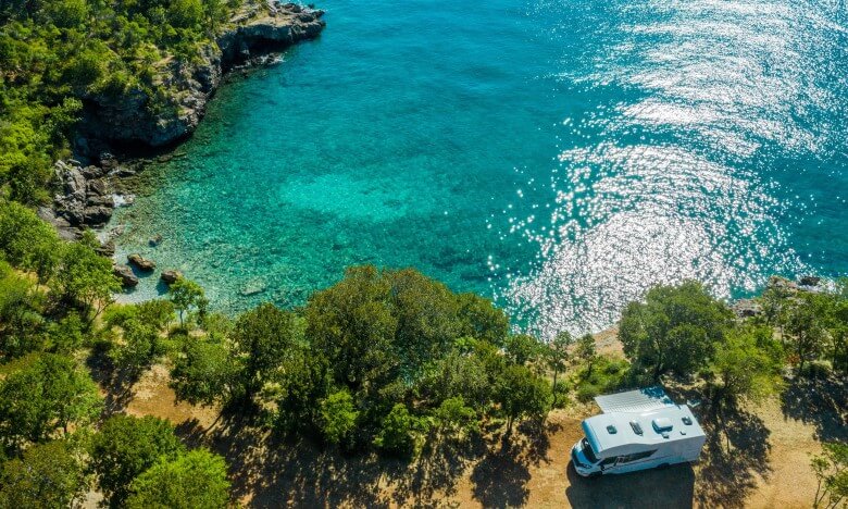 Camper al mare in Croazia