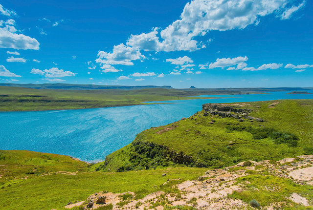 Sterkfontein-Damm / Naturschutzgebiet, Südafrika.