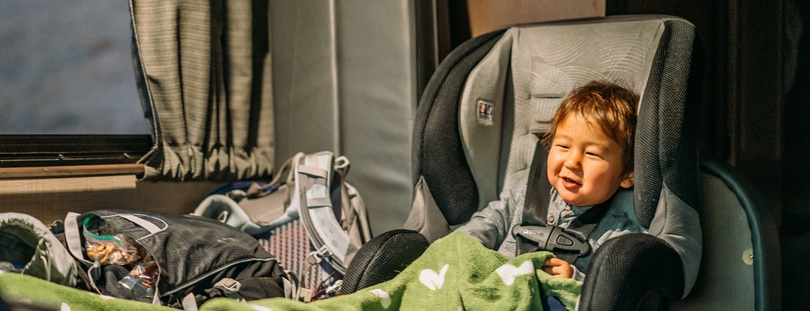 Sicher im Wohnmobil dank Kindersitz