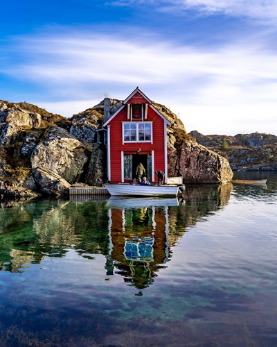 Schwedenhaus direkt am Wasser