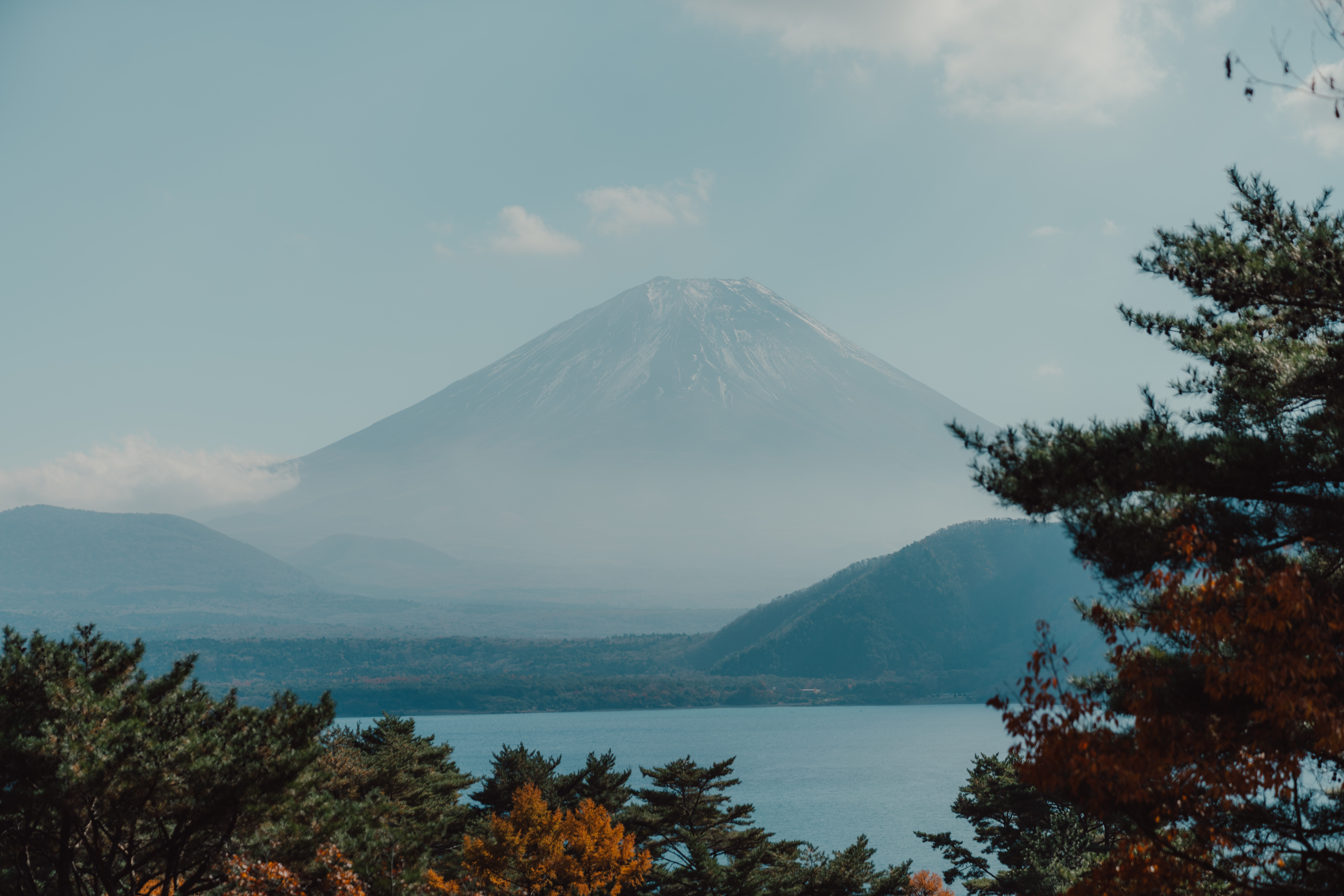 Blick auf den Mount Fuji in Kapan