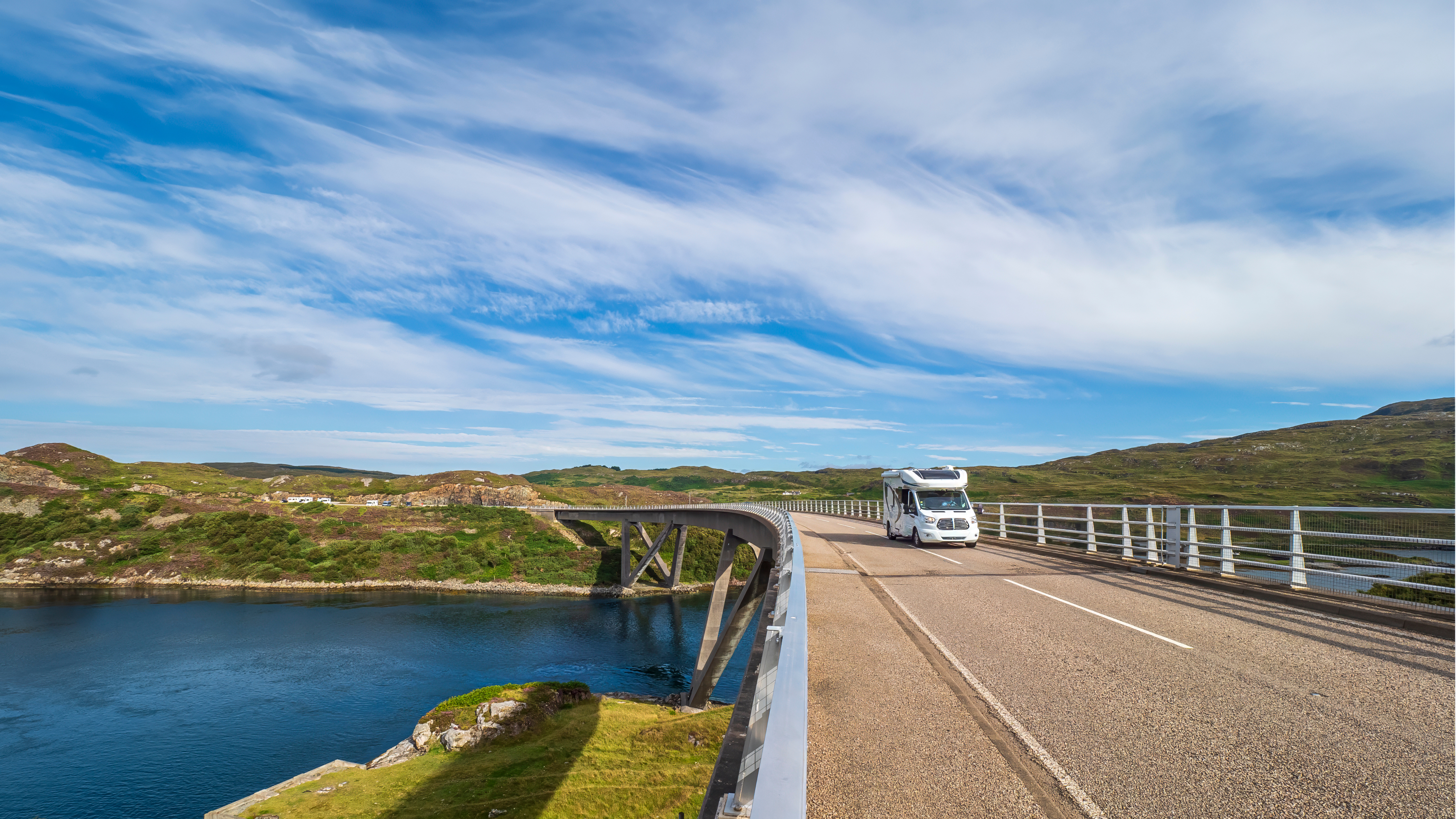 Camper sulla North Coast 500 in Scozia 