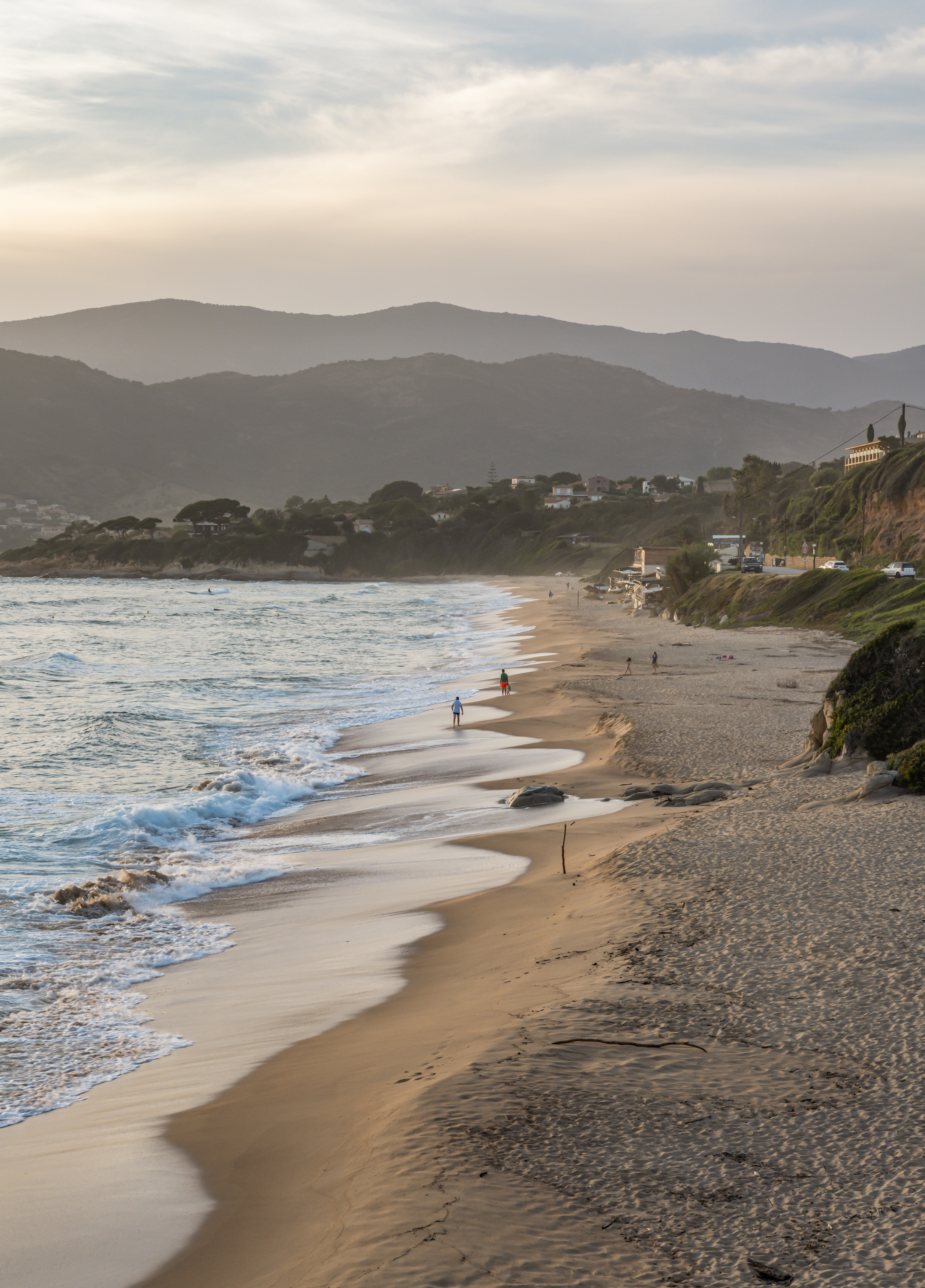 Strand am Abend auf Korsika