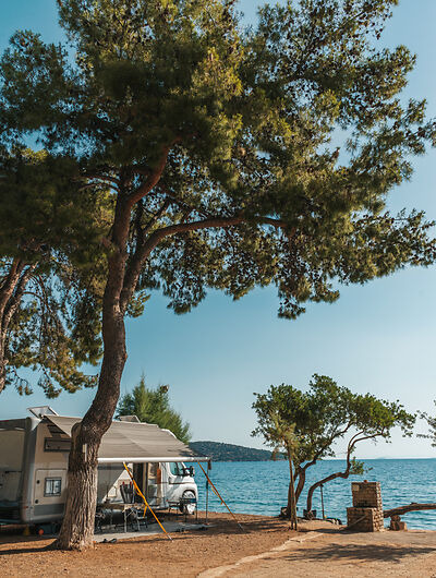 Camping in Griechenland am Meer