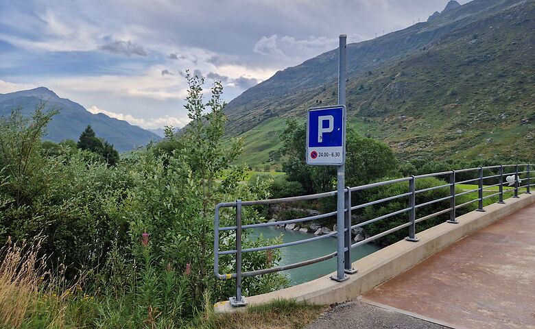 Parkplatz in der Schweiz