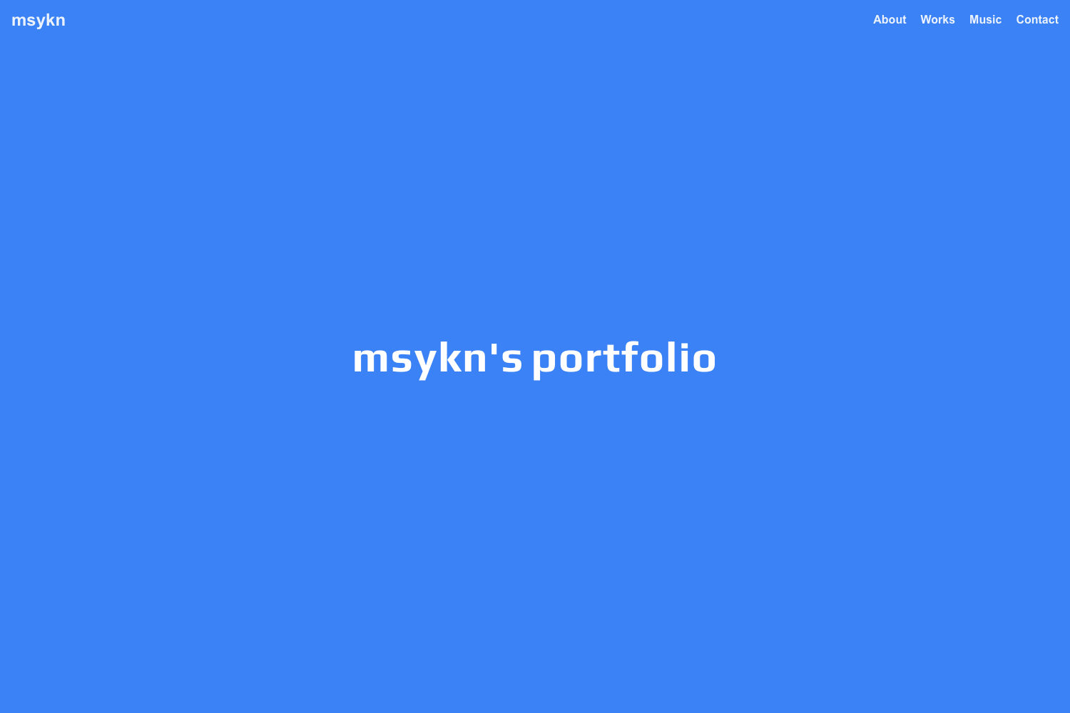 msykn portfolio